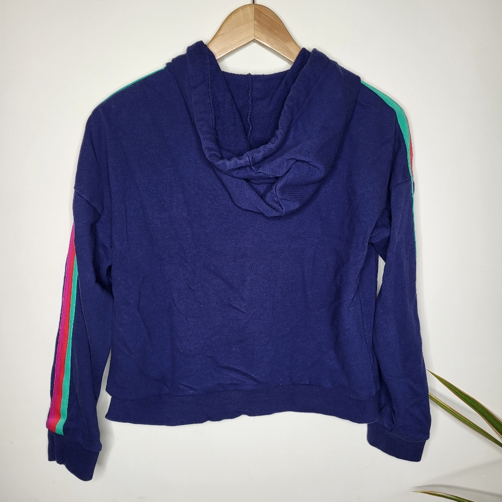 BB Dakota The Bright Side Hooded Zip-Up French Terry Sweatshirt Hoodie - Picture 8 of 12